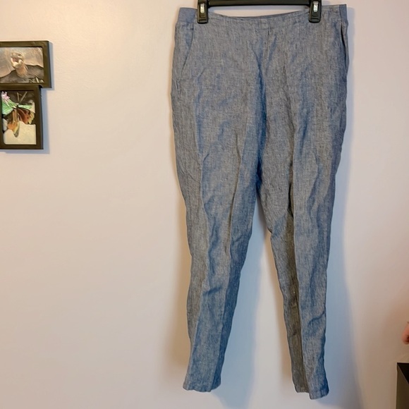 J. Jill Love Linen Blue Pants size S - Picture 1 of 14